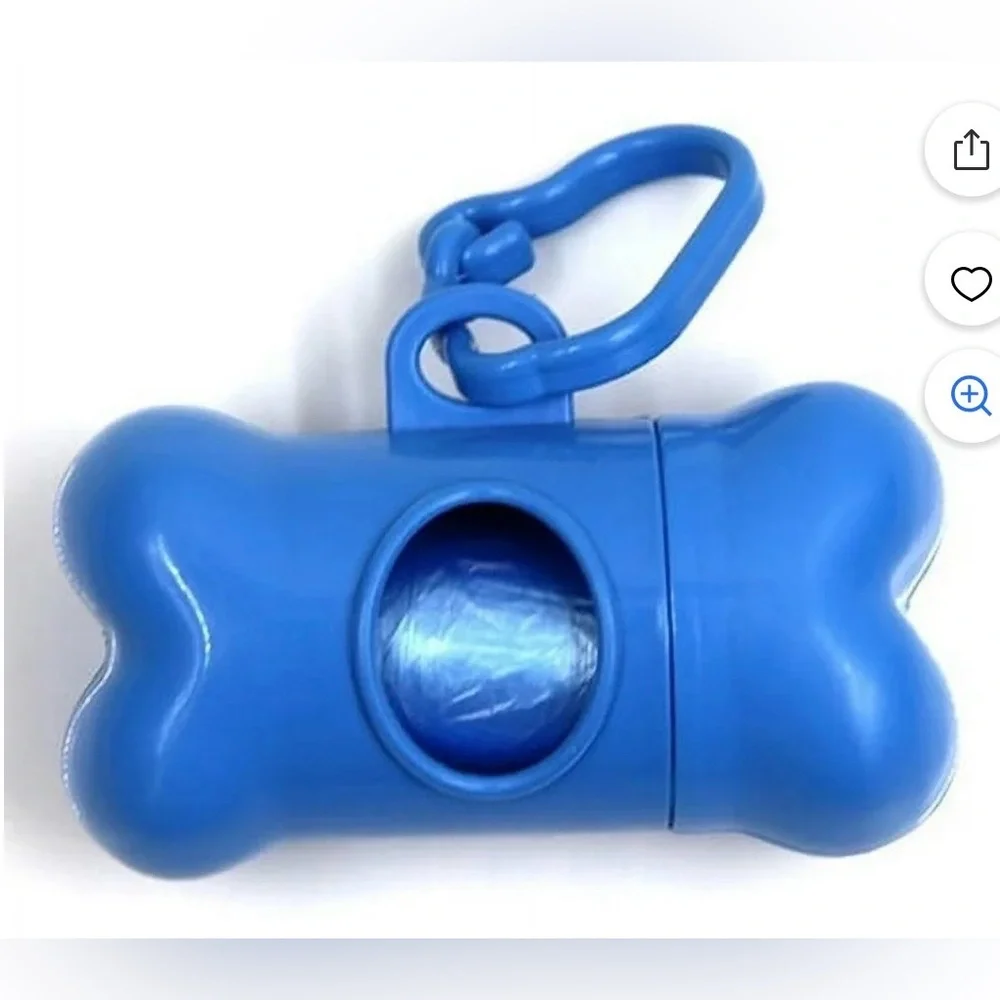 🦴 Blue Bone-Shaped Dog Waste Bag Dispenser 🐾